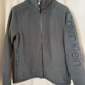 Calvin Klein Gray Zip-Up Jacket